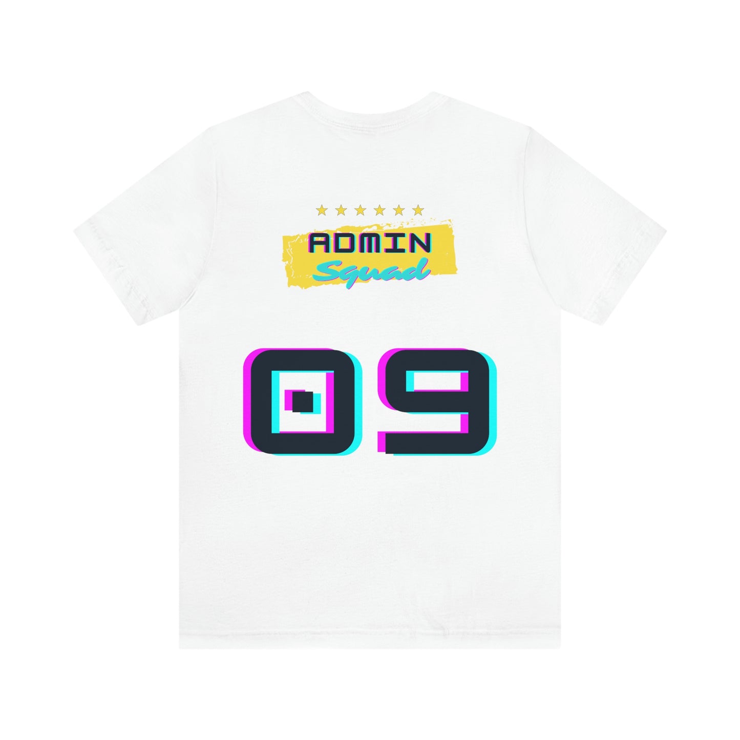 Admin Office Team T-Shirt - Jersey│Made in USA │Unisex - Men and Women's Cotton Tee │Administration 09 Team Sports Work